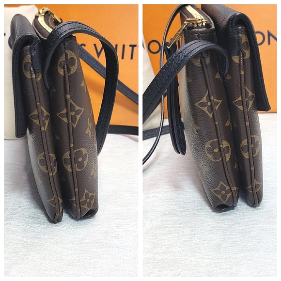 Auth 💞 Louis Vuitton Black Monogram Twinset Bag - Picture 5 of 10
